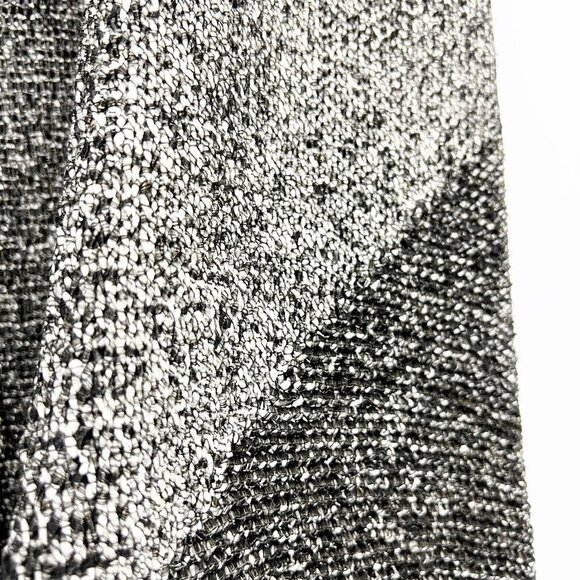 Alice + Olivia Sweater Vest Women's M Black Grey Marled Nessa Long Mixed Knit - Picture 9 of 15